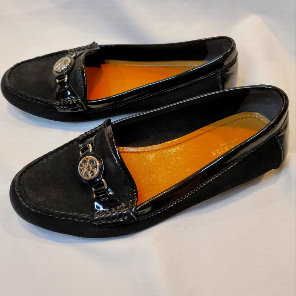 🎈 New Coach Fonda Leather & Sueade Loafers